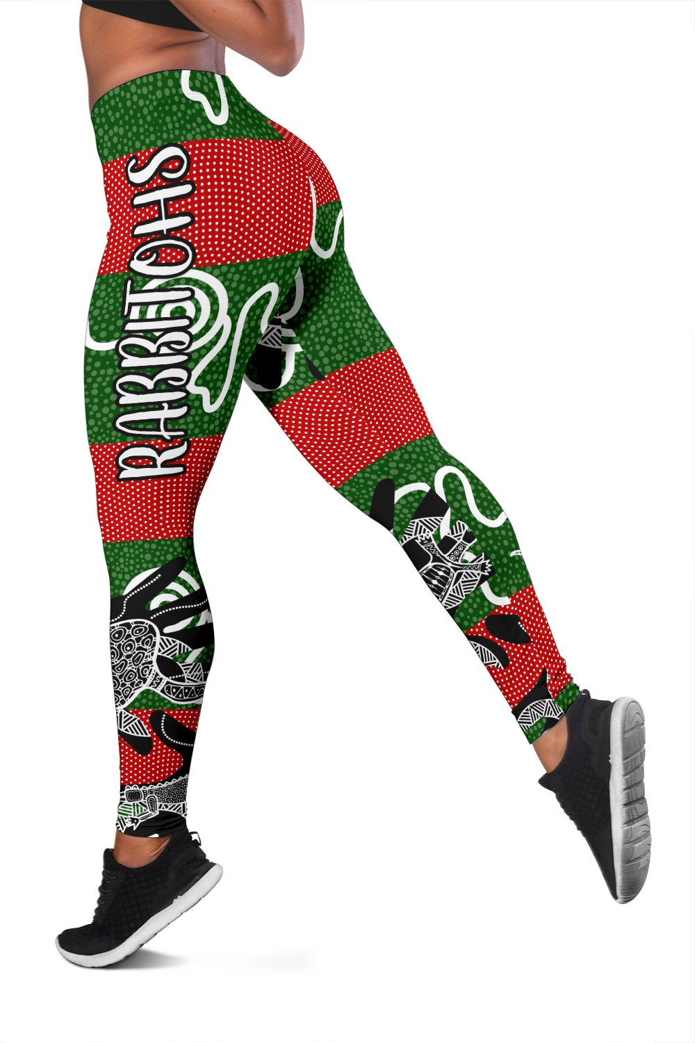 rabbitohs-indigenous-womens-leggings-rabbit-head