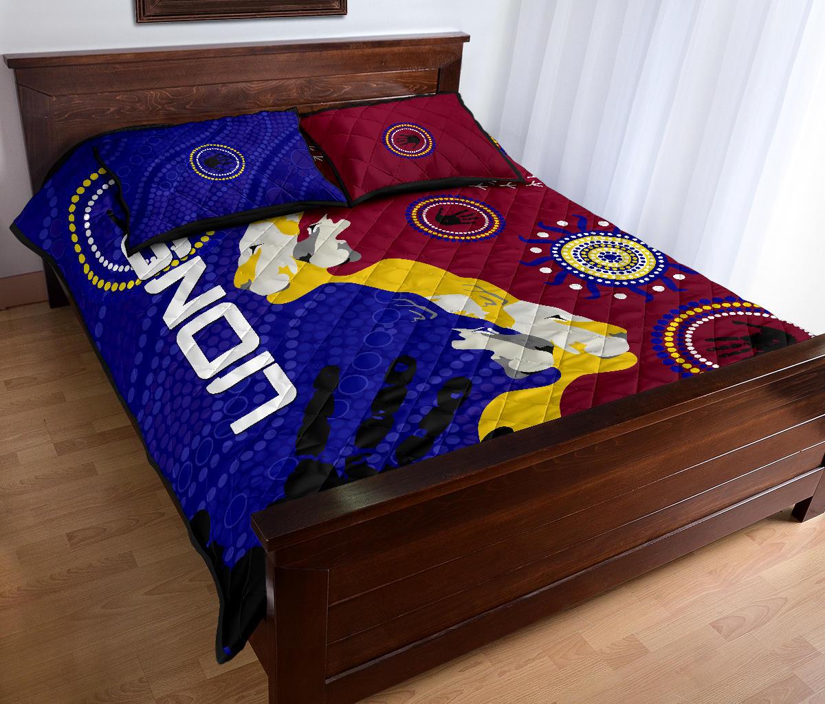 naidoc-brisbane-lions-quilt-bed-set-indigenous-style