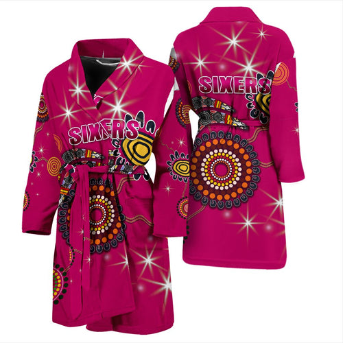 sydney-mens-bath-robe-sixers-indigenous-magenta