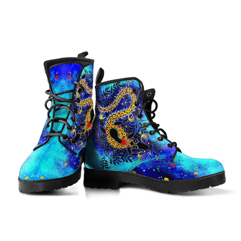aboriginal-leather-boots-indigenous-crocodile