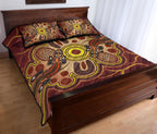 custom-aboriginal-quilt-bed-set-indigenous-lizard-dot-painting-art