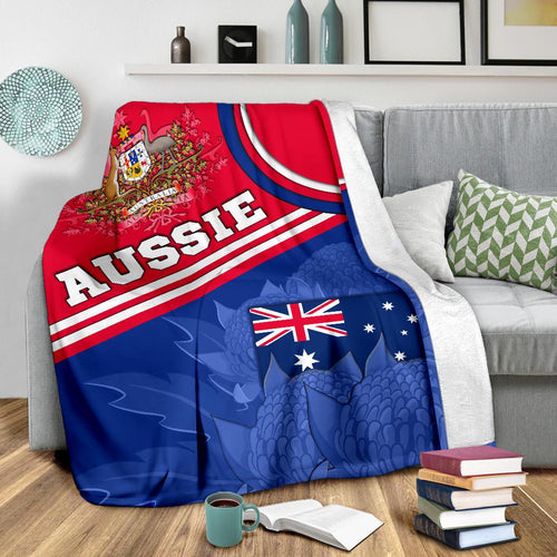premium-blanket-aus-flag-and-coat-of-arms-blanket-waratah-flowers