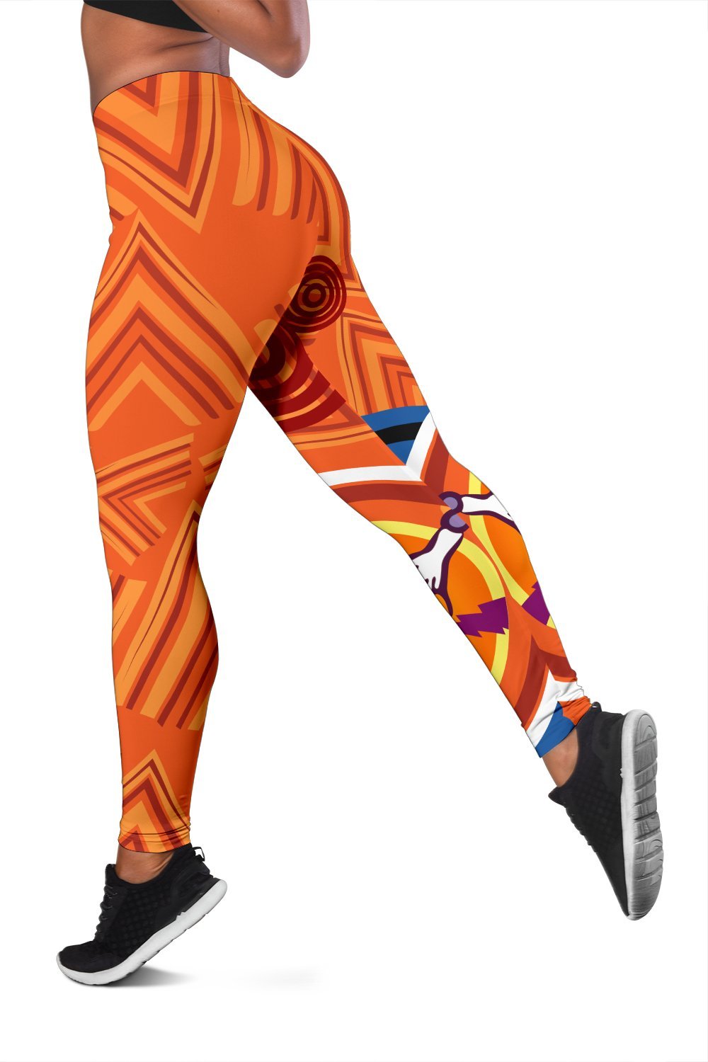 combo-racerback-tank-and-legging-storm-simple-indigenous-orange