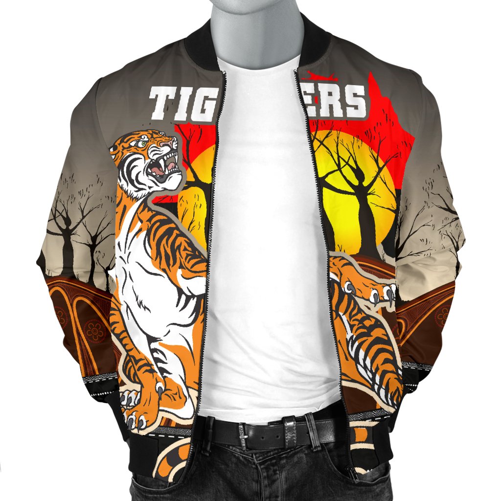 custom-personalised-wests-tigers-mens-bomber-jacket-version-aboriginal-art