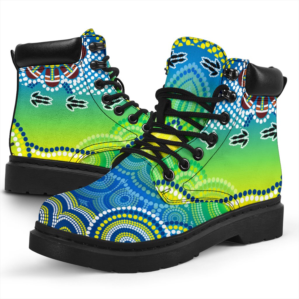 aboriginal-all-season-boots-dot-painting-indigenous-circle-patterns-ver-01