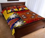 quilt-bed-set-aboriginal-dot-painting-flags-crocodile
