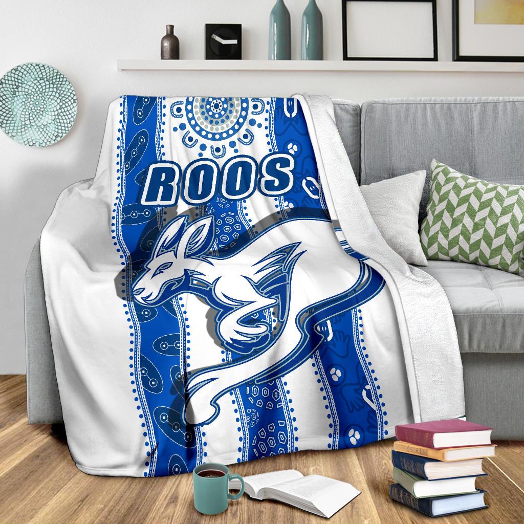melbourne-kangaroos-premium-blanket-indigenous-north-roos-white