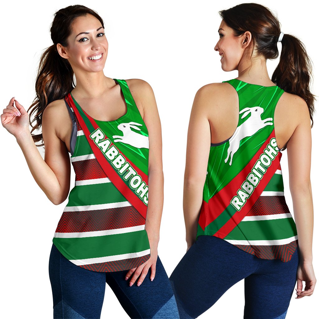 South Sydney Rabbitohs Women Racerback Tank Victorian Vibes - Vibe Hoodie