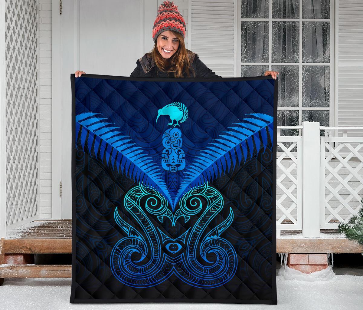 maori-manaia-new-zealand-premium-quilt-blue