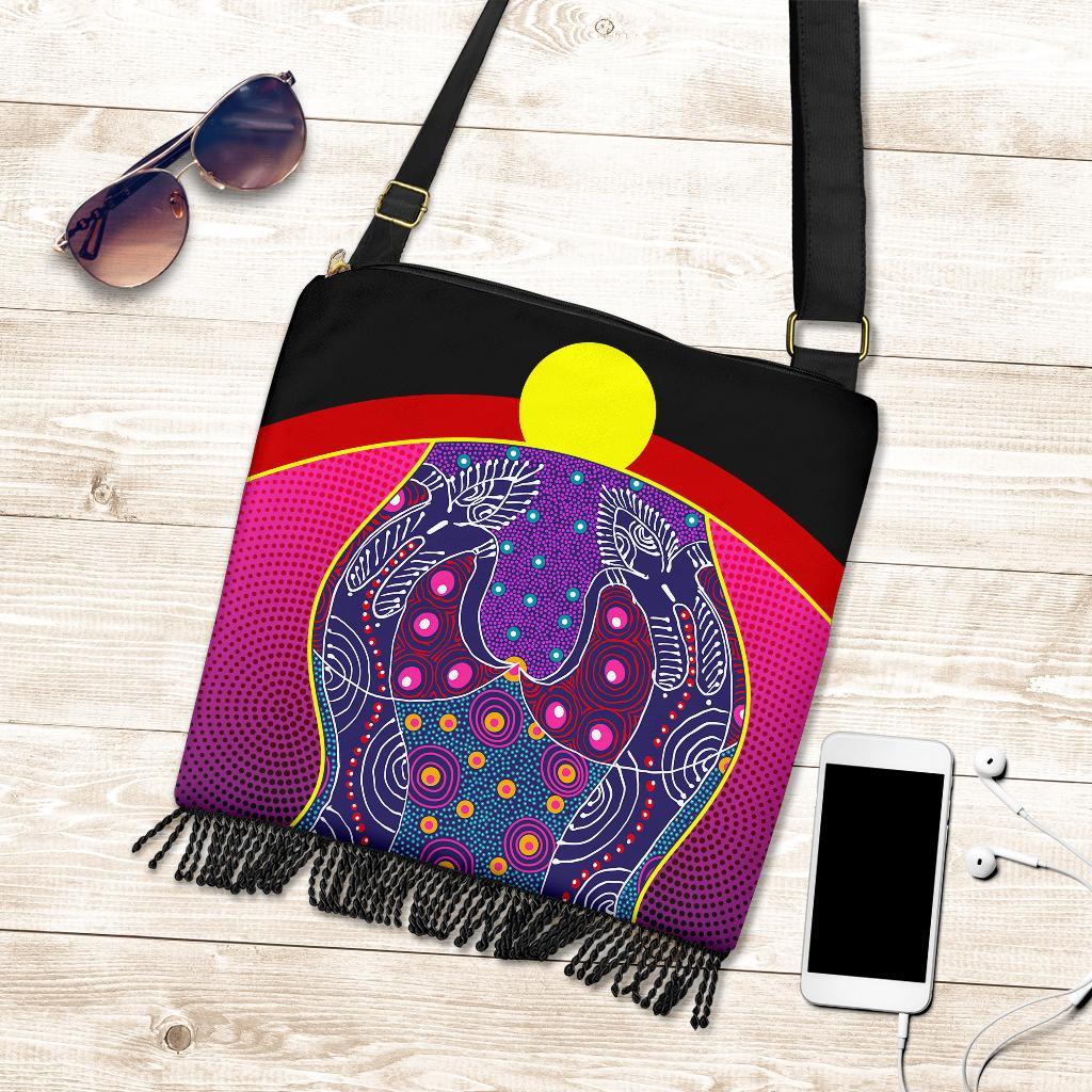 boho-handbag-aboriginal-sublimation-dot-pattern-style-violet