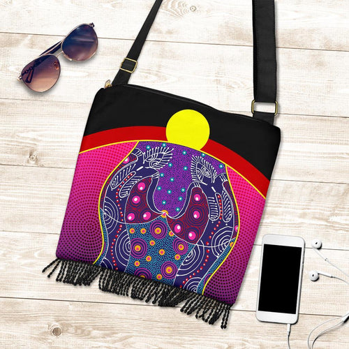boho-handbag-aboriginal-sublimation-dot-pattern-style-violet