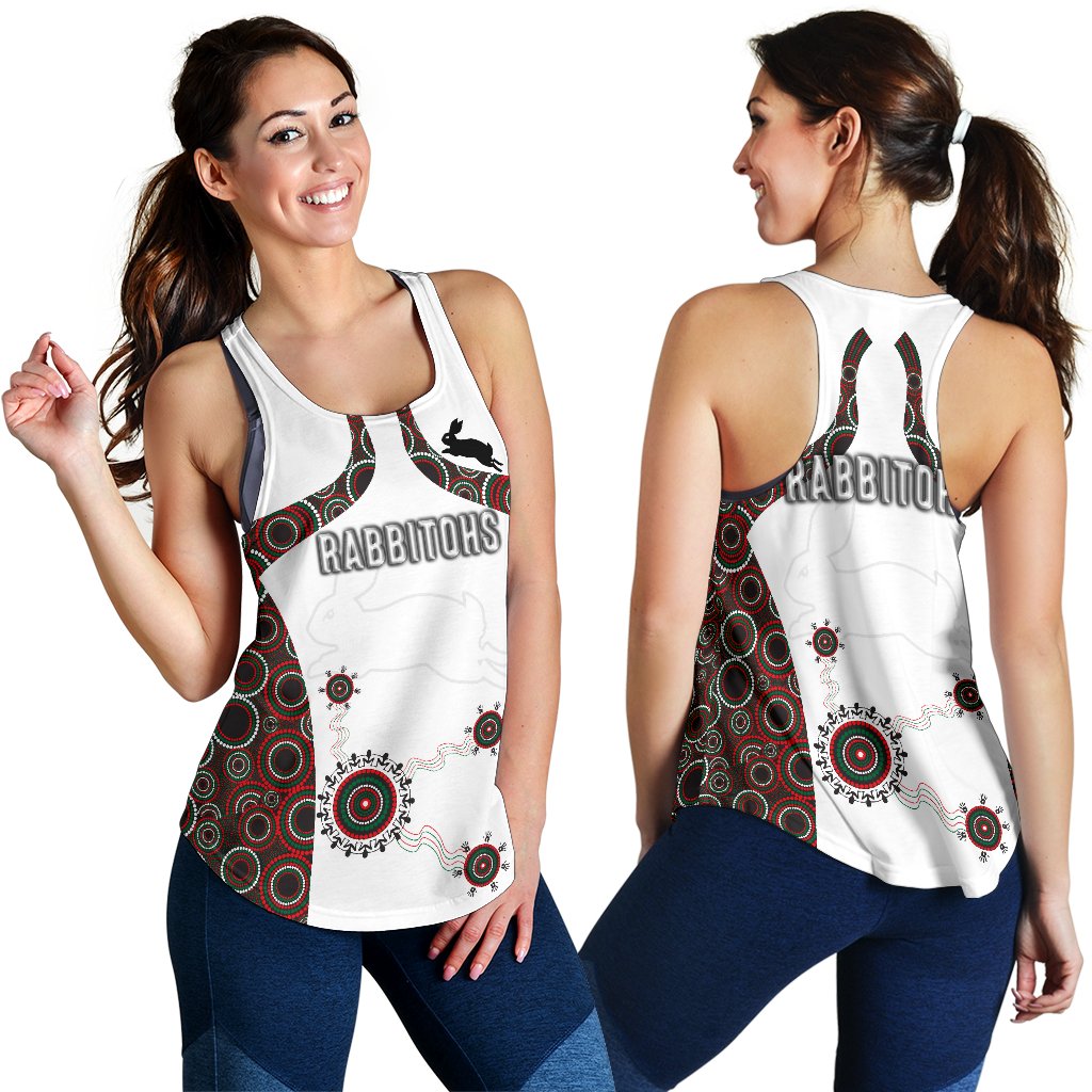 South Sydney Racerback Tank Indigenous Rabbitohs - Vibe Hoodie