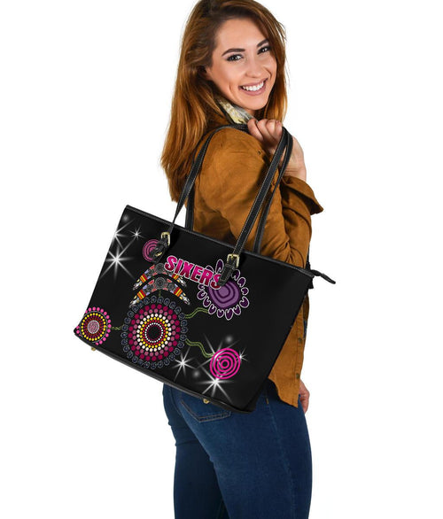 sydney-large-leather-tote-sixers-indigenous-black
