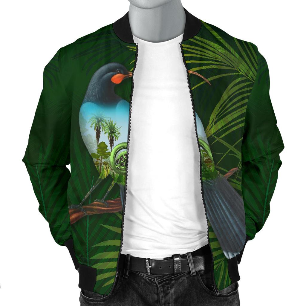 huia-bird-new-zealand-mens-bomber-jacket