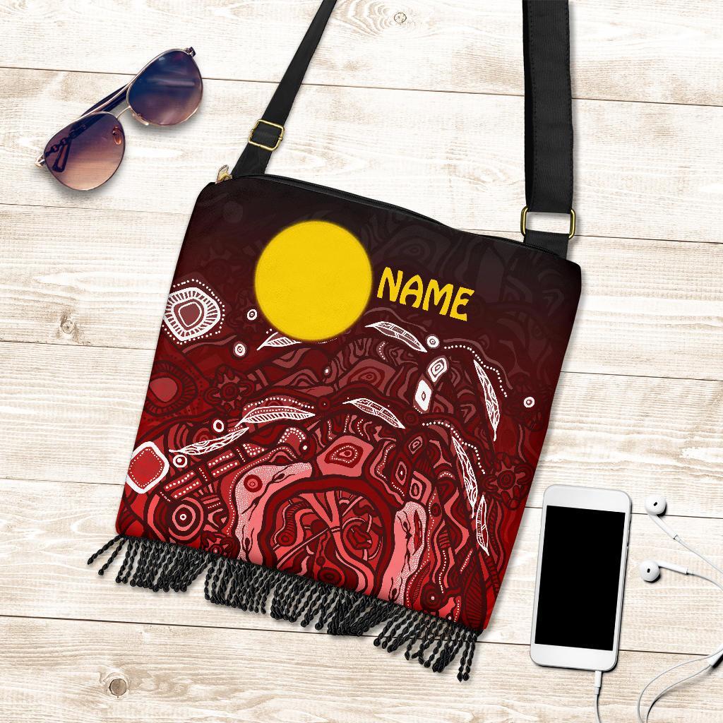 custom-text-aboriginal-boho-bag-red-landscape