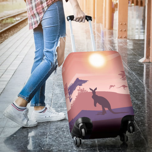 luggage-cover-kangaroo-suitcase-sunset-landscape-art-ver05