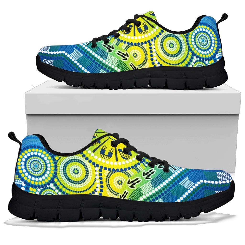 aboriginal-sneakers-dot-painting-indigenous-circle-patterns