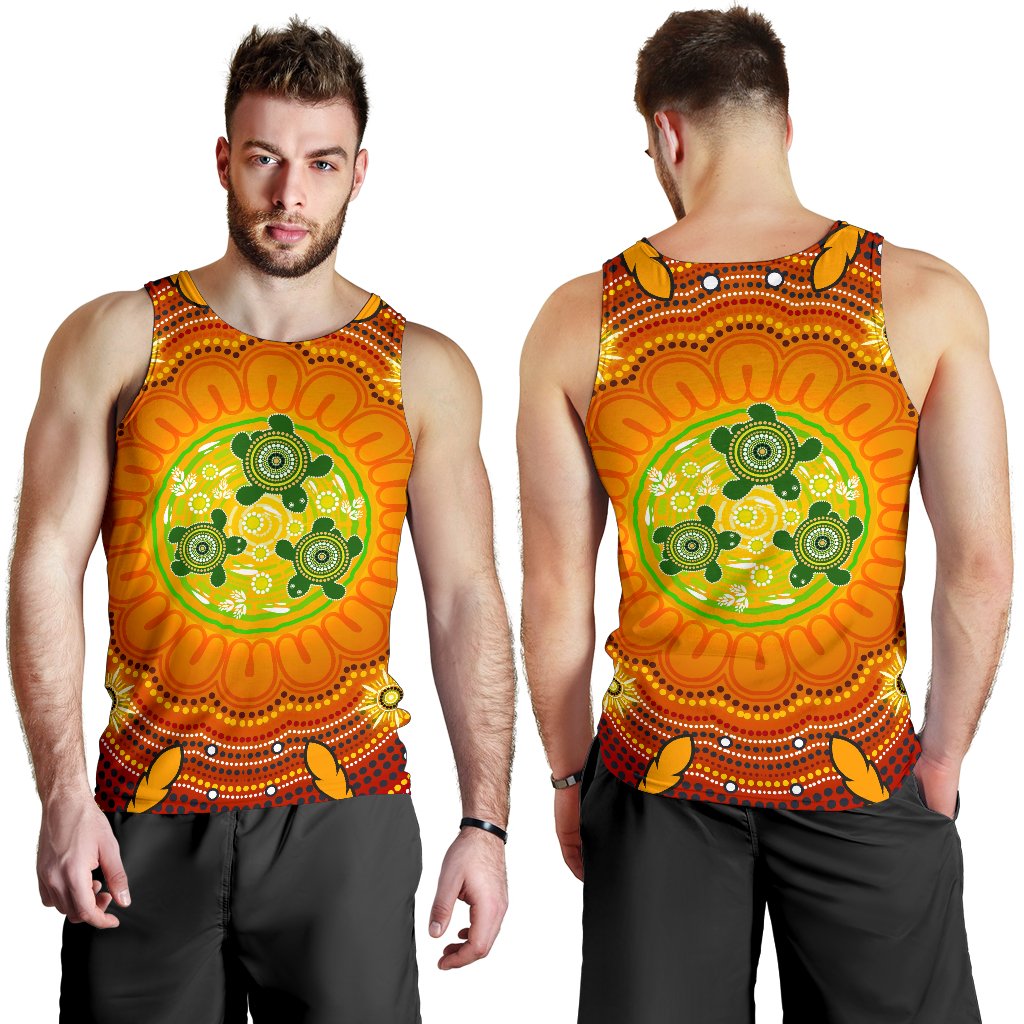 aboriginal-mens-tank-top-turtle-circle-dot-painting-art