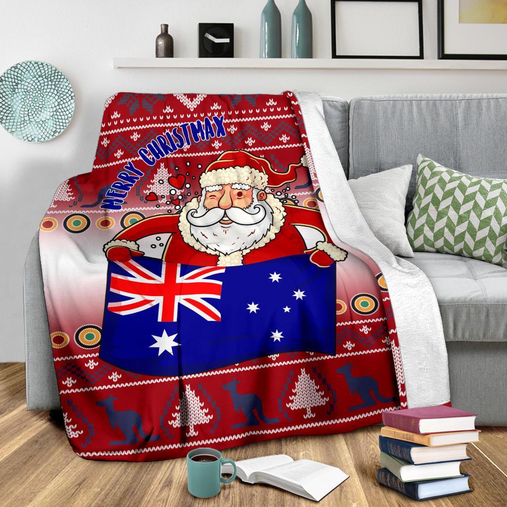 christmas-premium-blanket-australia-santa-claus-hold-the-flag-red