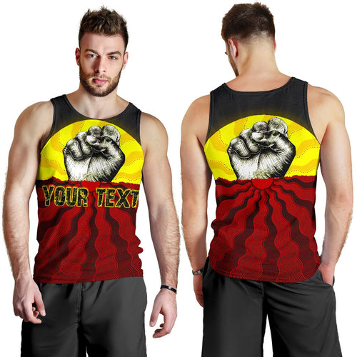 custom-aboriginal-mens-tank-top-black-lives-matter-sun-dot-painting