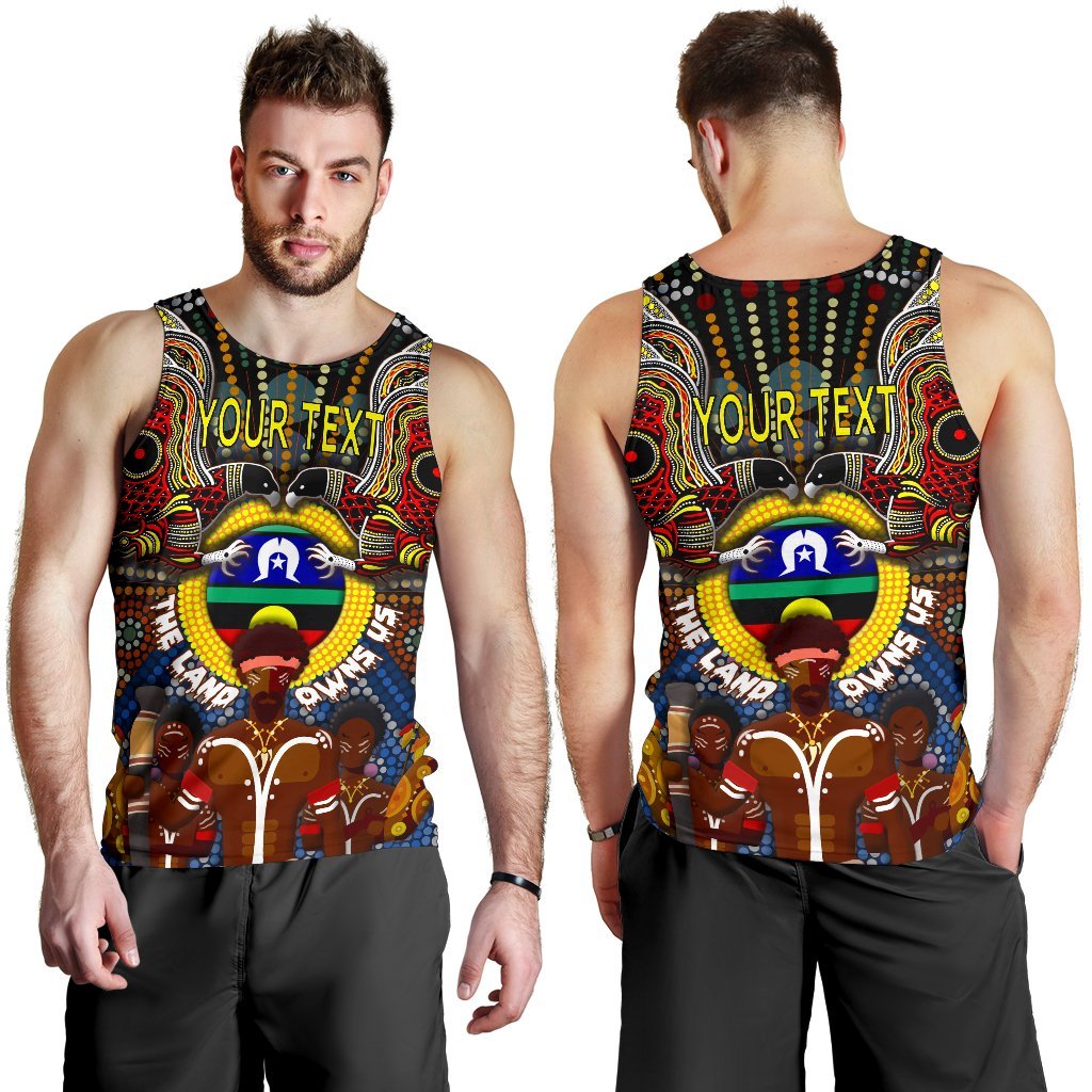 custom-text-the-land-owns-us-mens-tank-top