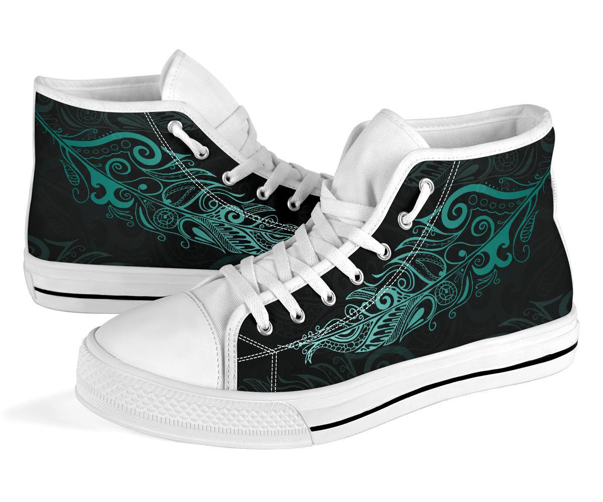 light-silver-fern-new-zealand-high-top-shoes-turquoise