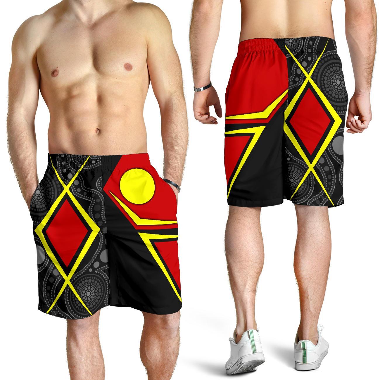 aboriginal-mens-shorts-indigenous-legend
