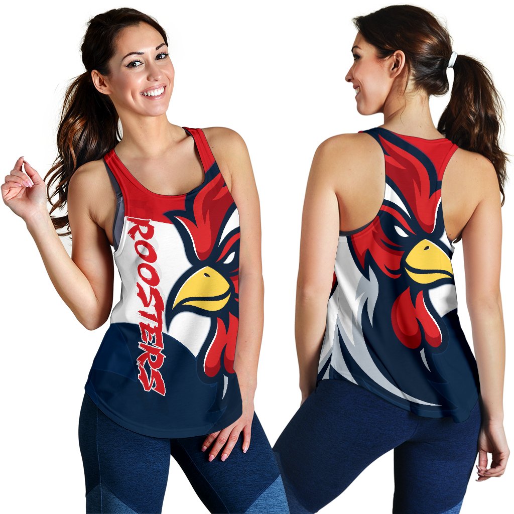 Australia Roosters Women Racerback Tank Sydney - Vibe Hoodie