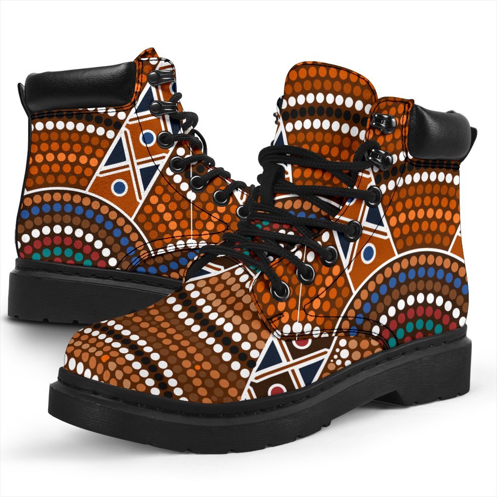 aboriginal-boots-circle-dot-painting-all-season-ver01