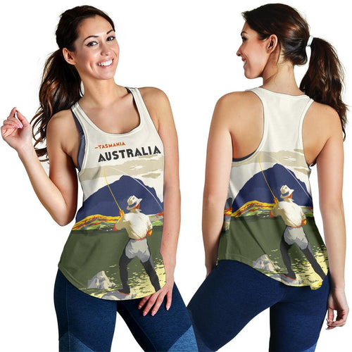 Racerback Tank - Tasmania Top Tank Fishing - Women - Vibe Hoodie
