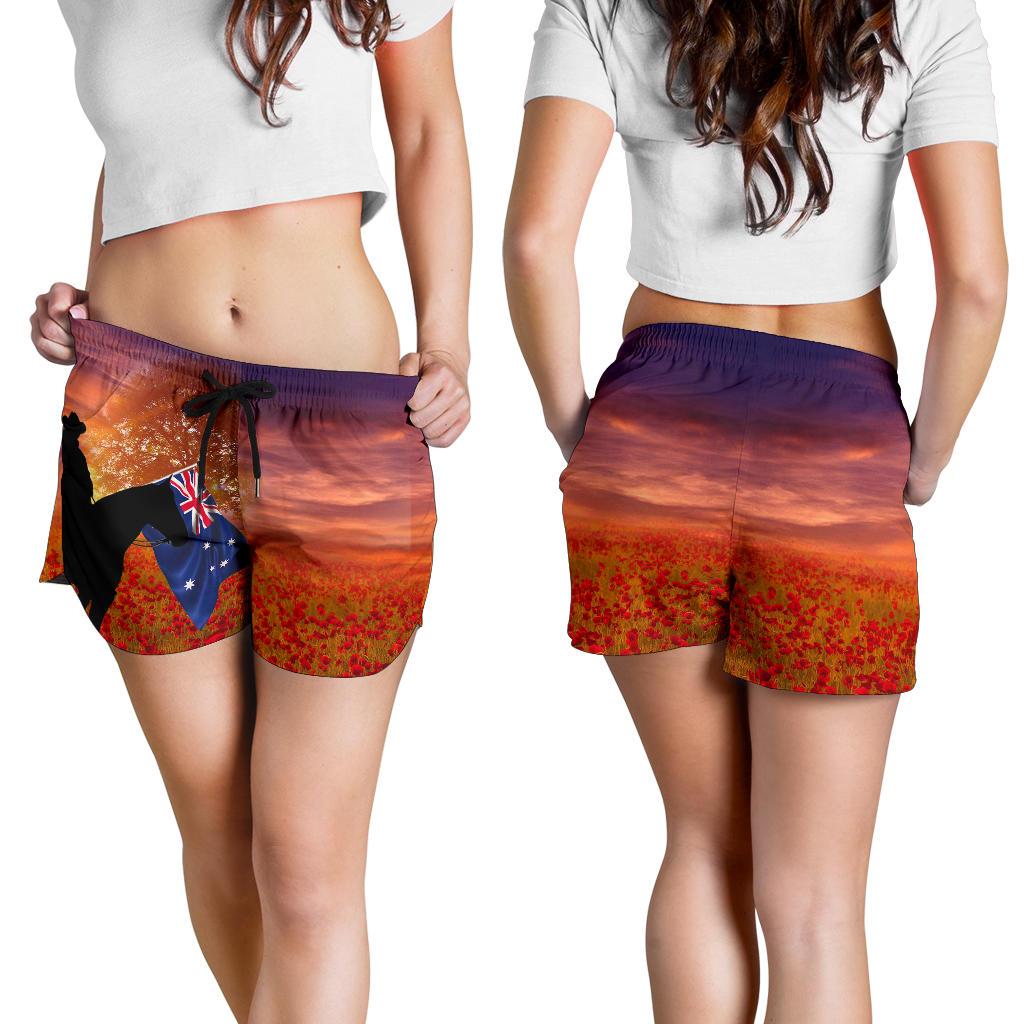 Anzac Day 2021 Women's Shorts - Lest We Forget - Vibe Hoodie