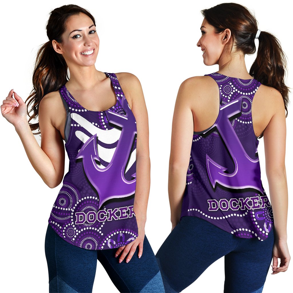Fremantle Racerback Tank Dockers Indigenous - Vibe Hoodie