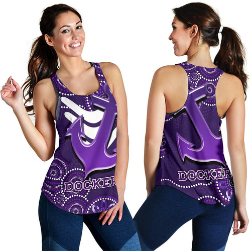 Fremantle Racerback Tank Dockers Indigenous - Vibe Hoodie