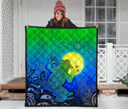 aboriginal-premium-quilt-indigenous-frog-blue