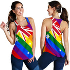 Racerback Tank - Aus Flag Tank Top Lgbt Color - Women - Vibe Hoodie