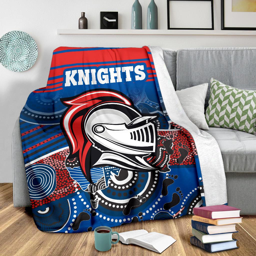 knights-premium-blanket-newcastle-aboriginal-horizontal-style
