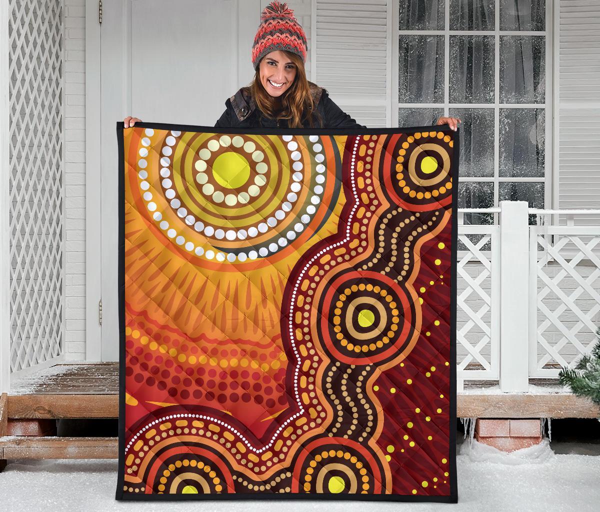 aboriginal-premium-quilt-sunrise-aboriginal-art