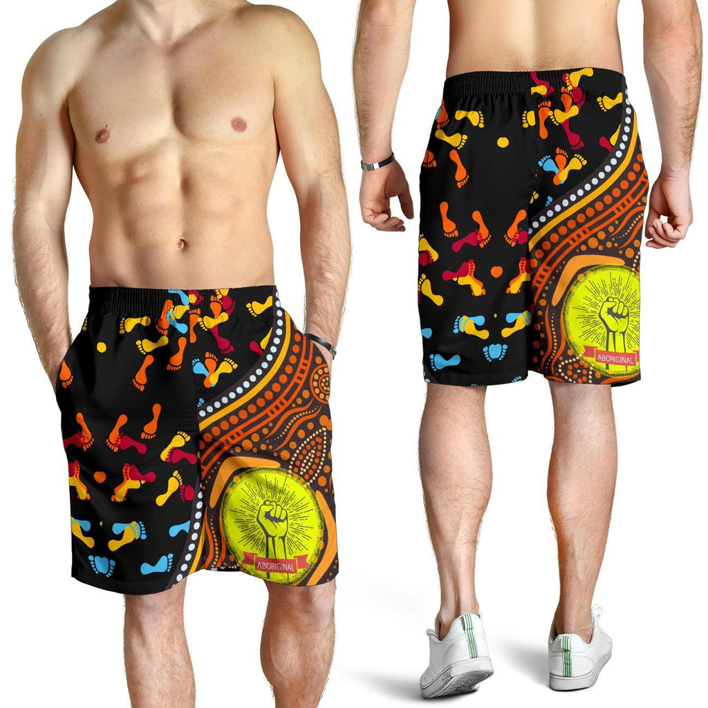 shorts-men-aboriginal-style-flag-dot-painting
