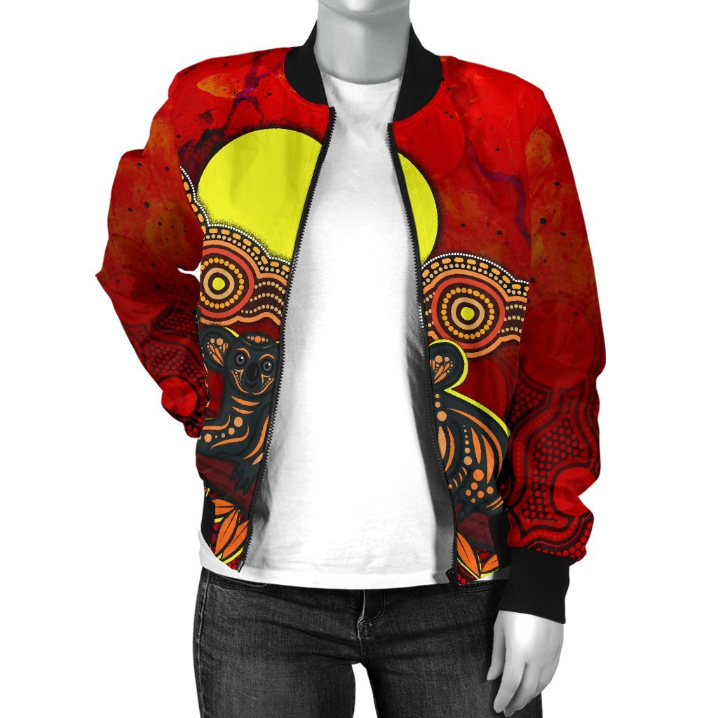aboriginal-womens-bomber-jacket-australian-indigenous-koala