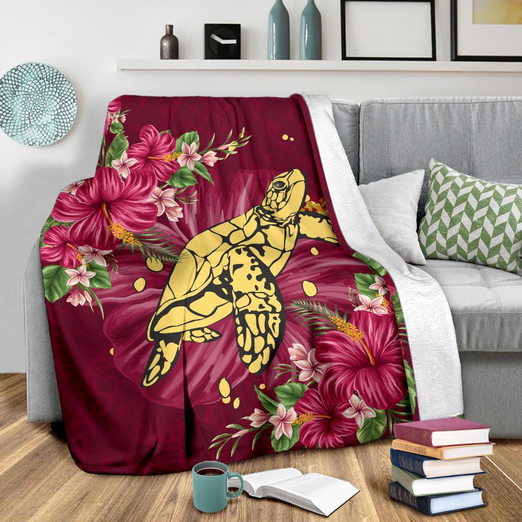 new-zealand-premium-blanket-turtle-polynesian-hibiscus
