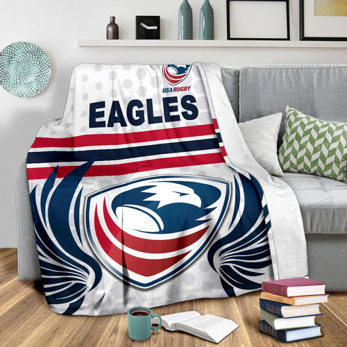 usa-rugby-premium-blanket-eagles-simple-style-white