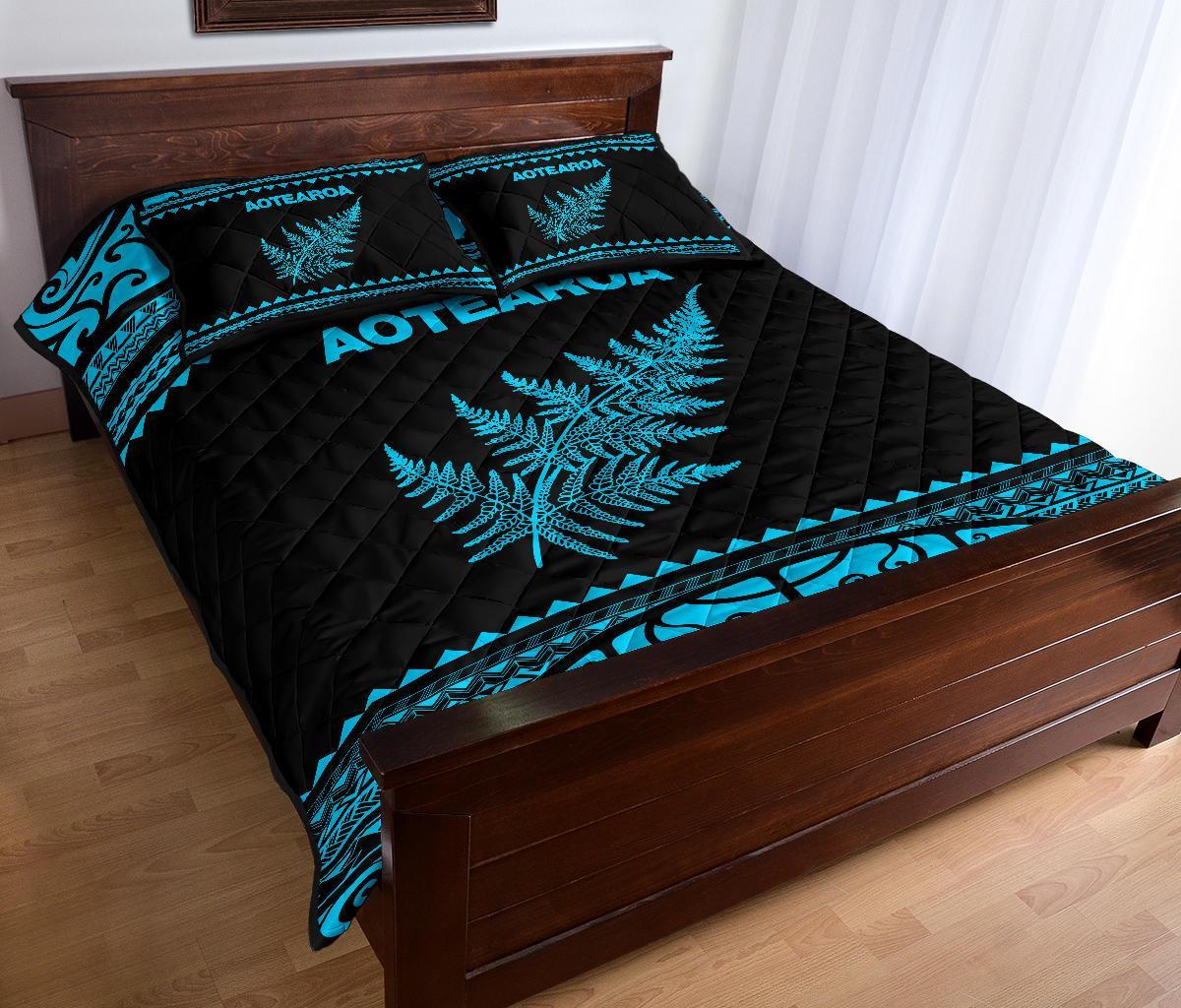 aotearoa-new-zealand-maori-quilt-bed-set-silver-fern-blue