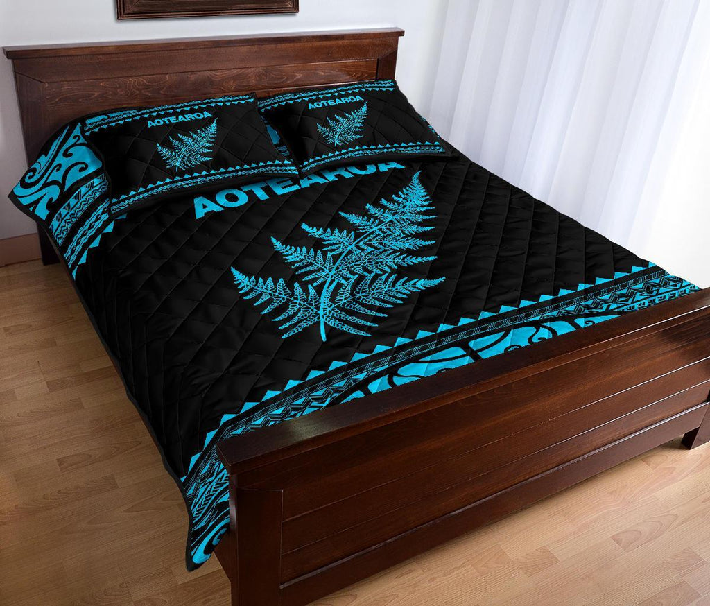 aotearoa-new-zealand-maori-quilt-bed-set-silver-fern-blue