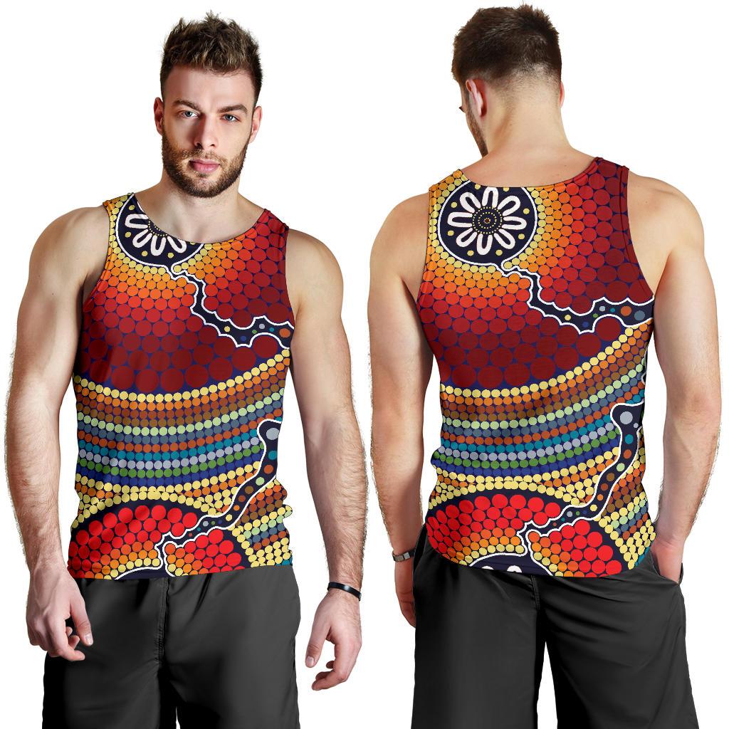 men-tank-top-aboriginal-dot-painting-mens-tank-ver11
