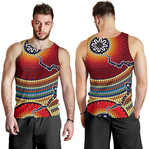 men-tank-top-aboriginal-dot-painting-mens-tank-ver11