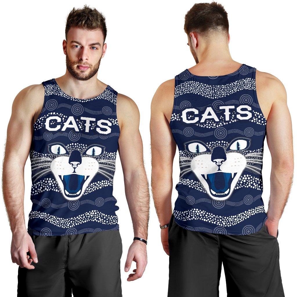 geelong-men-tank-top-cats-indigenous-navy