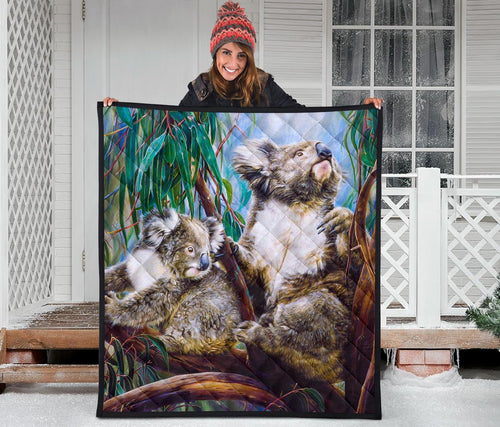 premium-quilt-koala-and-joey-quilt-3d-art