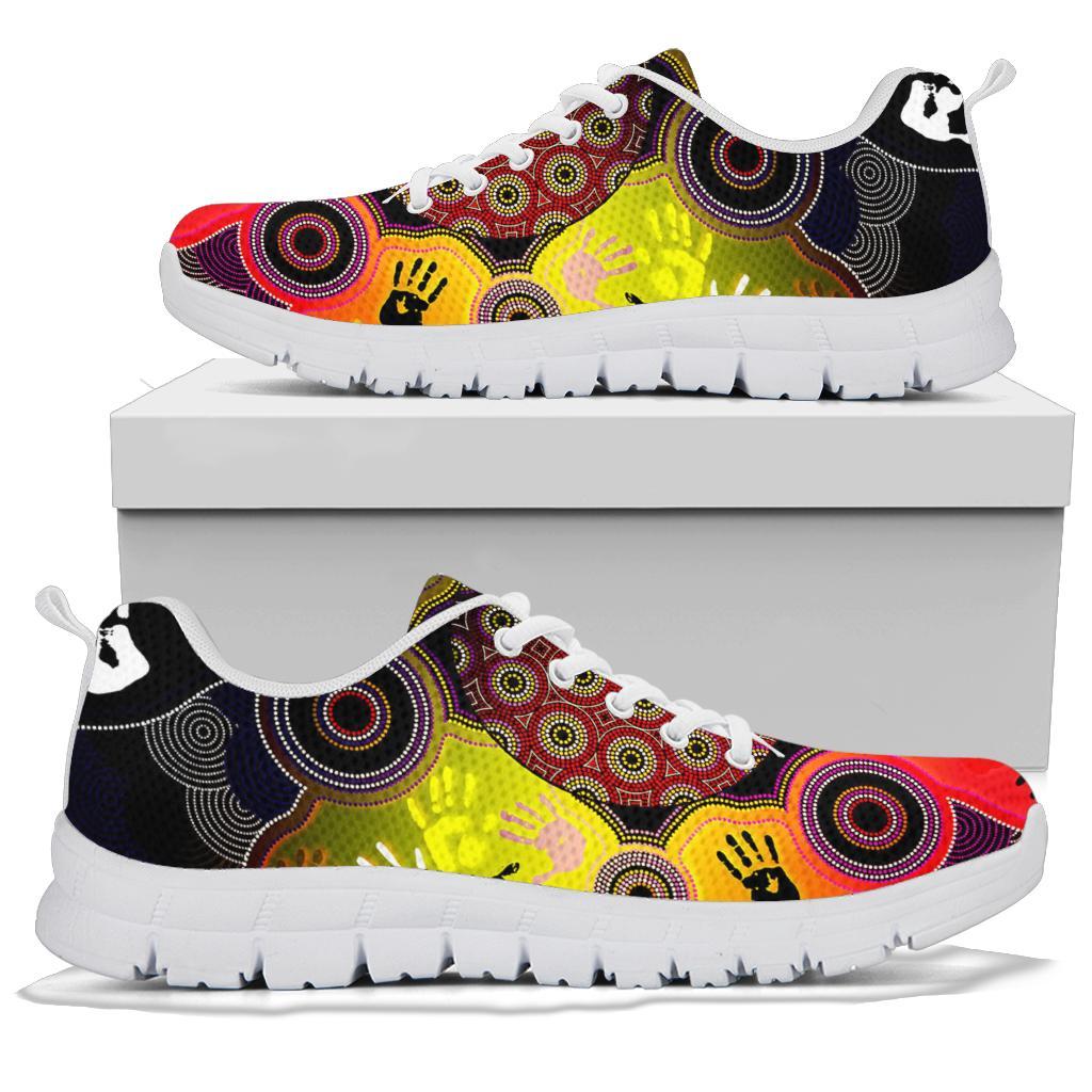 aboriginal-sneakers-indigenous-circle-dot-painting-hand-art