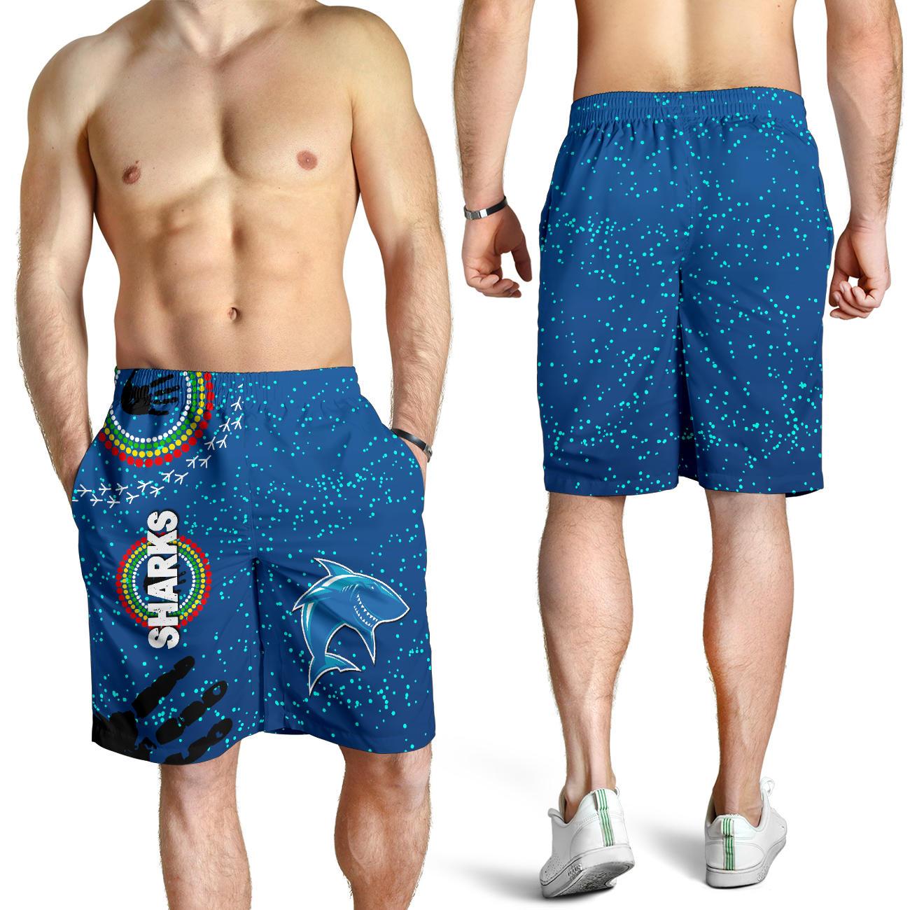 naidoc-sharks-men-shorts-cronulla-aboriginal-style