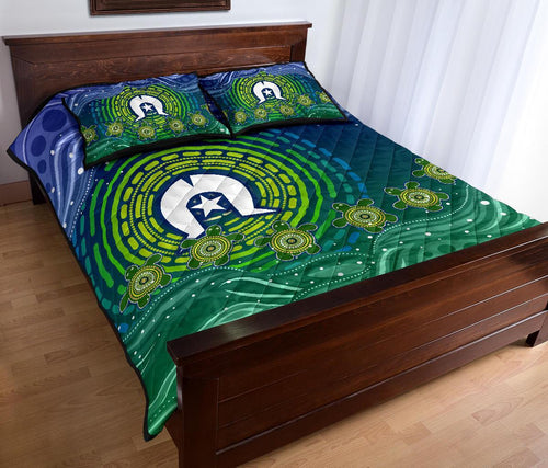torres-strait-islanders-quilt-bed-set-aboriginal-turtle